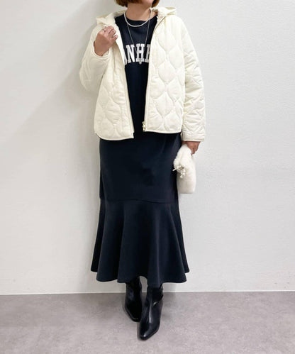 《幅広く楽しめる◎》馬甲+短款絎縫外套