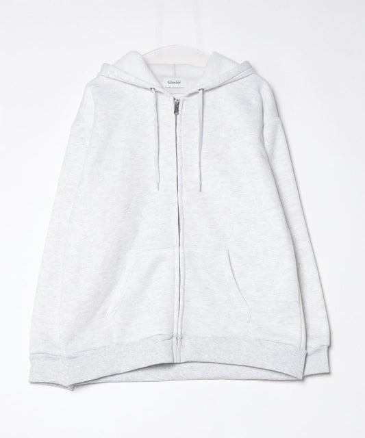 【カルボアシリーズ】UNISEX 寬鬆拉鍊連帽衛衣