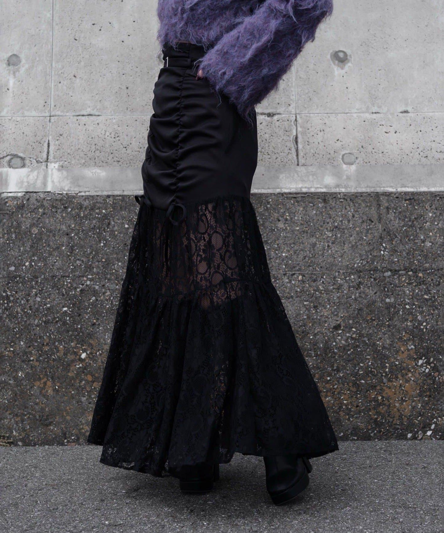 【Mavie..7】【3尺碼可選】蕾絲拼接長裙