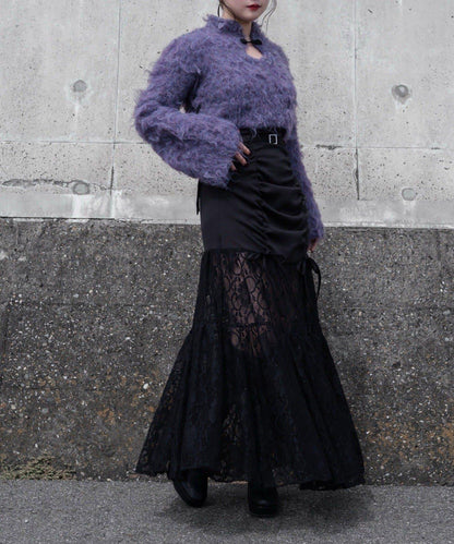 【Mavie..7】【3尺碼可選】蕾絲拼接長裙