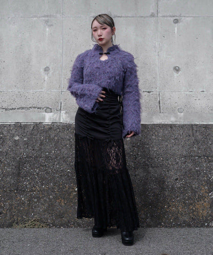 【Mavie..7】【3尺碼可選】蕾絲拼接長裙