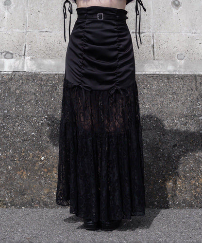 【Mavie..7】【3尺碼可選】蕾絲拼接長裙