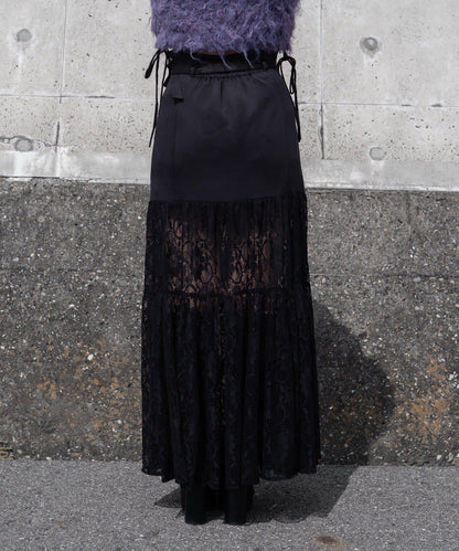 【Mavie..7】【3尺碼可選】蕾絲拼接長裙