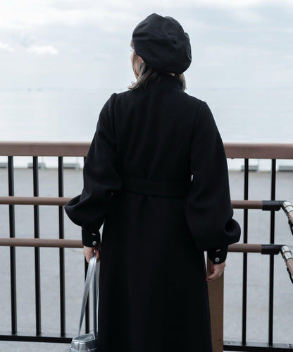 【Mavie..7】【3尺碼可選】圍巾套裝喇叭長款大衣