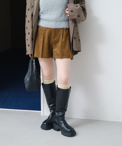 【套裝可搭配】麂皮短褲