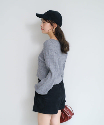 【套裝可搭配】麂皮短褲