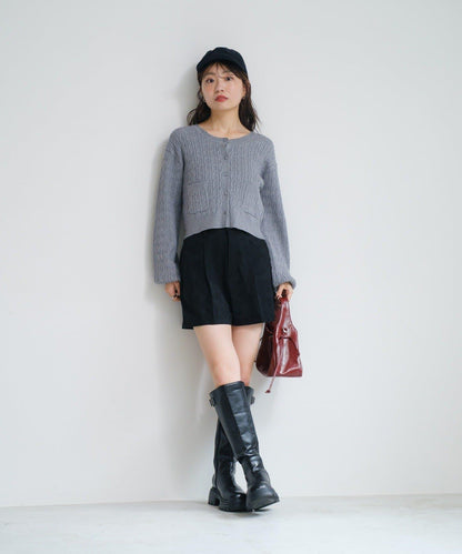 【套裝可搭配】麂皮短褲