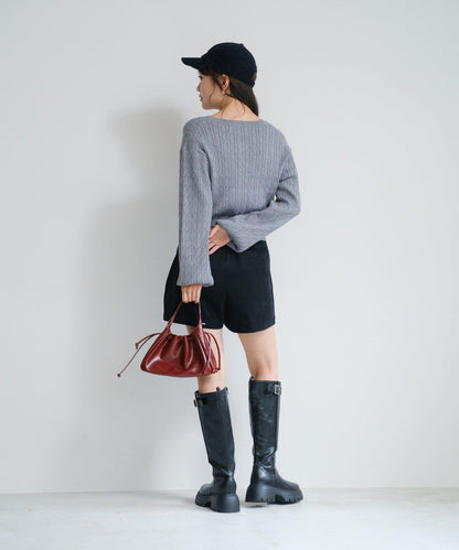 【套裝可搭配】麂皮短褲