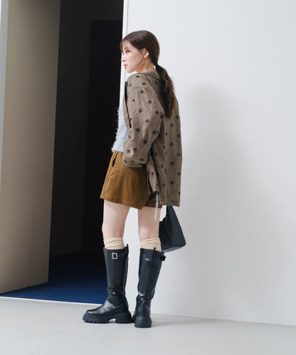 【套裝可搭配】麂皮短褲