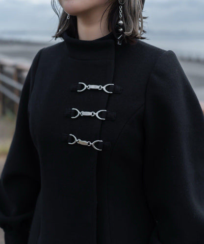 【Mavie..7】【3尺碼可選】圍巾套裝喇叭長款大衣