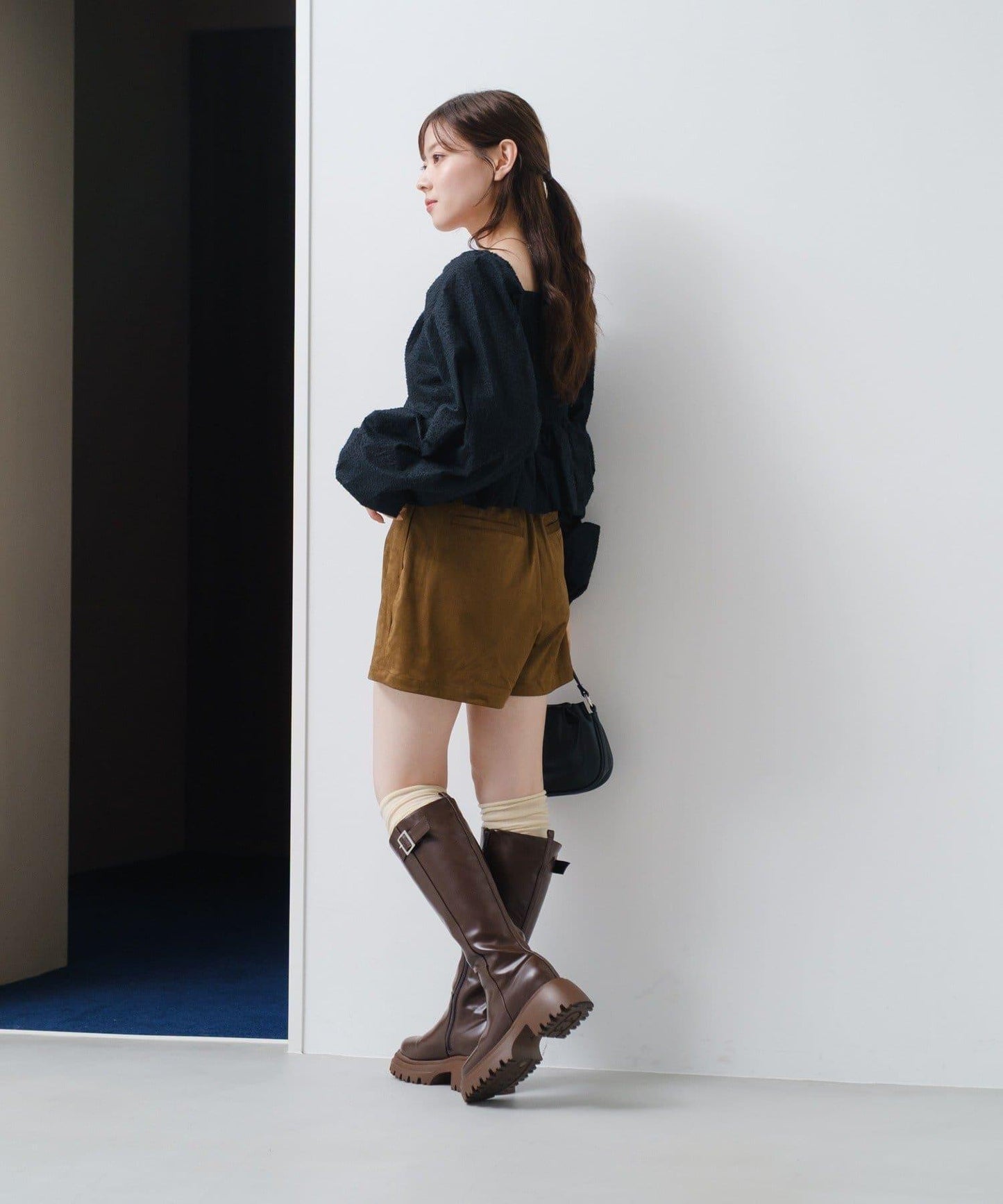 【套裝可搭配】麂皮短褲