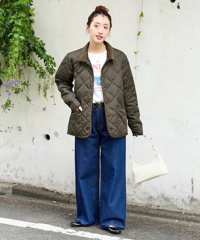 CITY拼接立領羽絨夾克（羽絨服）