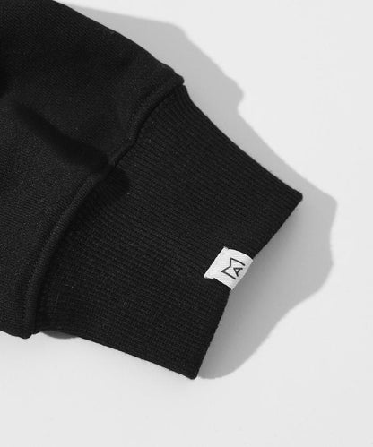 MA 基礎款標誌刺繡套頭連帽衛衣 / 毛圈布