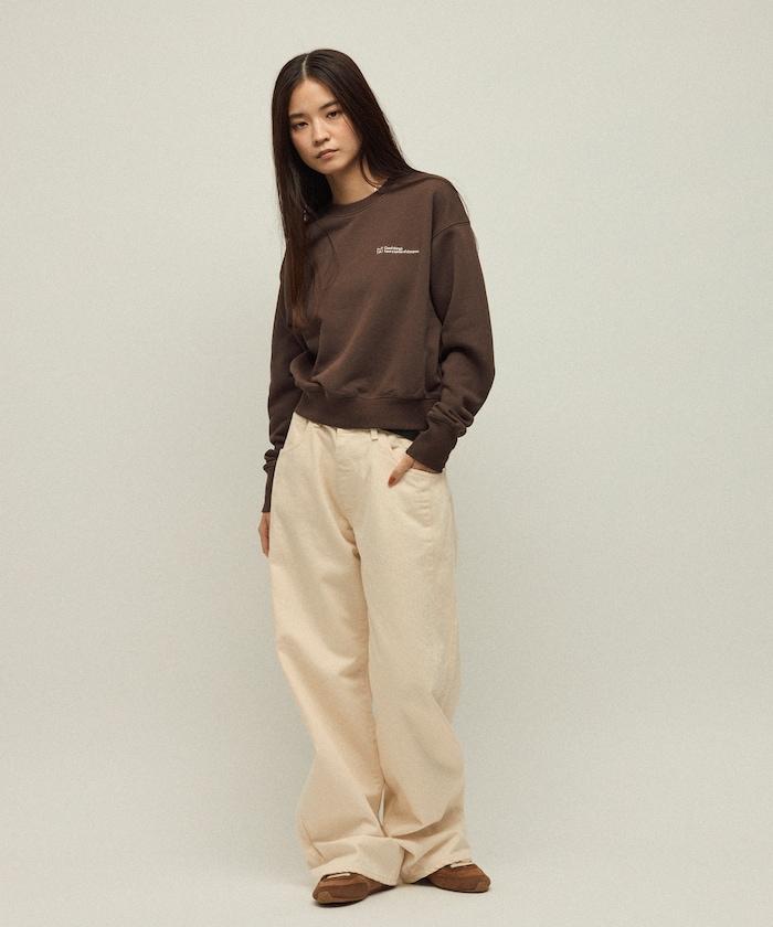 MA 基礎款標誌刺繡圓領衛衣 女款