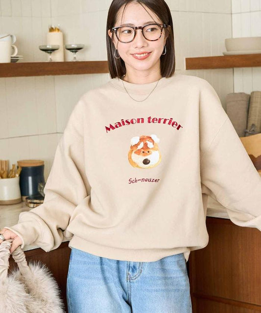 Maison terrier / メゾン・テリア 刺繡印花衛衣