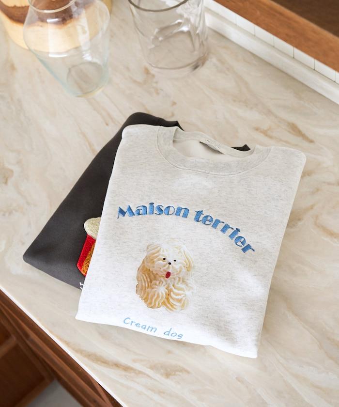 Maison terrier / メゾン・テリア 刺繡印花衛衣
