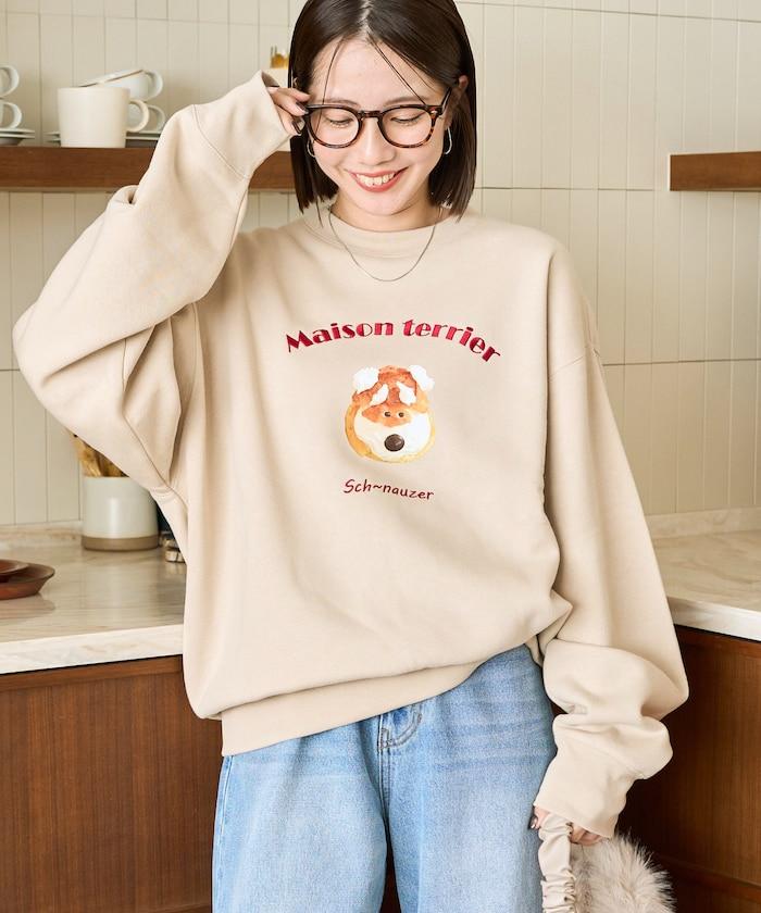 Maison terrier / メゾン・テリア 刺繡印花衛衣
