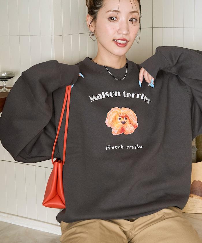 Maison terrier / メゾン・テリア 刺繡印花衛衣