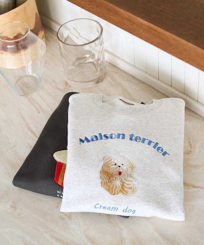 Maison terrier / メゾン・テリア 刺繡印花衛衣
