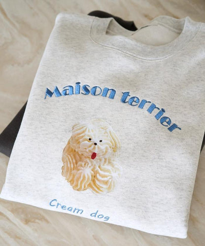Maison terrier / メゾン・テリア 刺繡印花衛衣