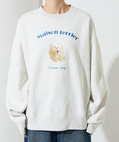 Maison terrier / メゾン・テリア 刺繡印花衛衣
