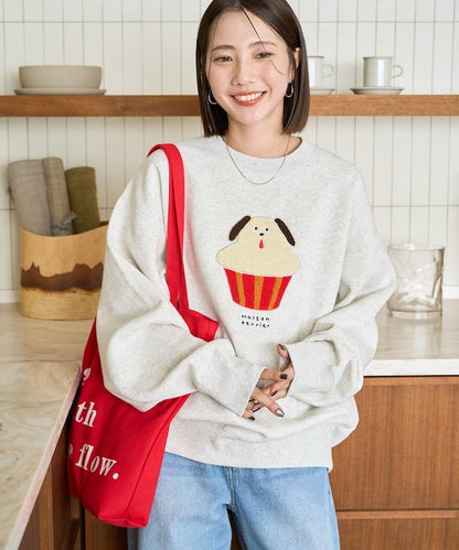 Maison terrier / メゾン・テリア 毛圈繡衛衣