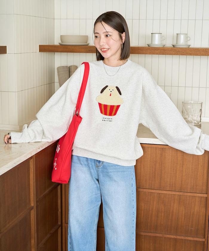 Maison terrier / メゾン・テリア 毛圈繡衛衣