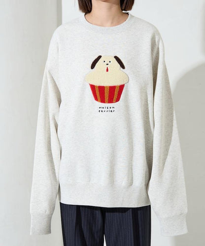 Maison terrier / メゾン・テリア 毛圈繡衛衣