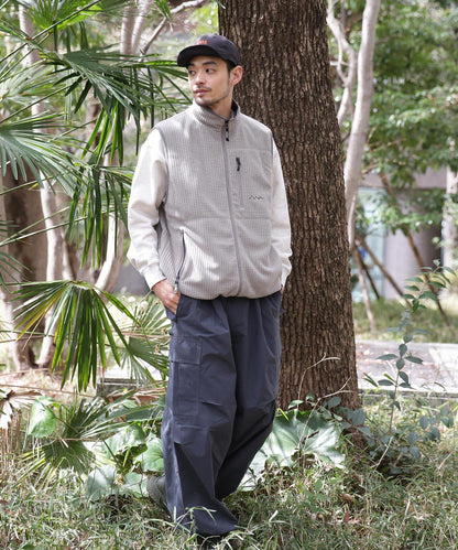 MANASTASH/GRID抓絨可雙面穿馬甲