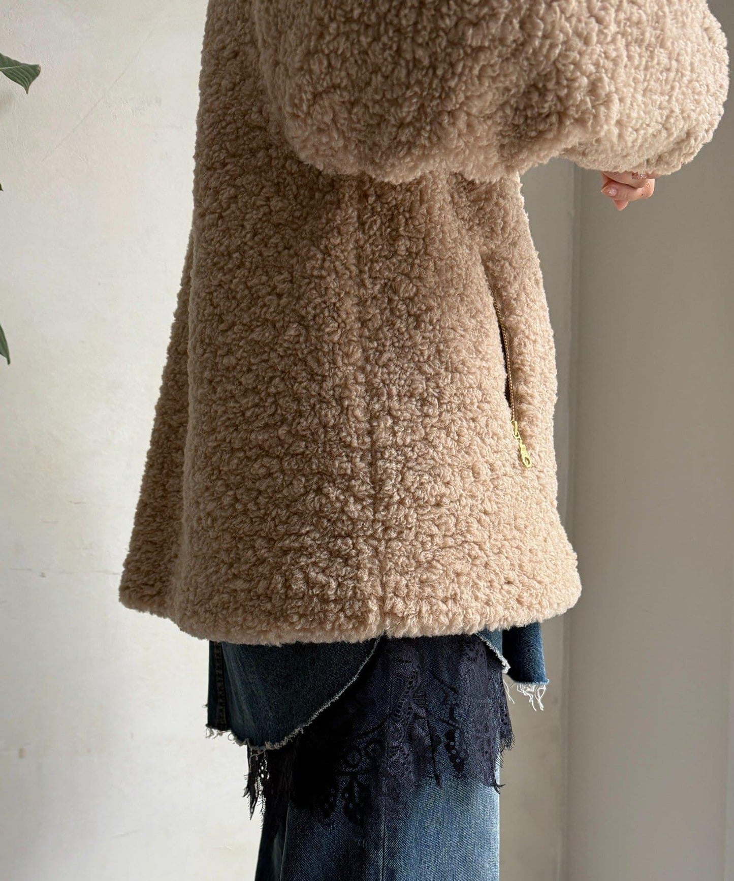 【インフルエンサーOKOCHI企畫】羊羔絨短夾克