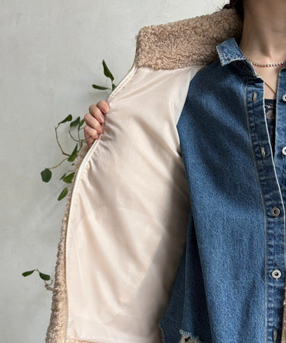 【インフルエンサーOKOCHI企畫】羊羔絨短夾克