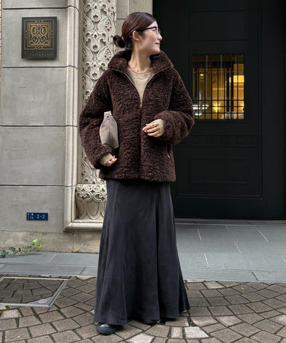 【インフルエンサーOKOCHI企畫】羊羔絨短夾克