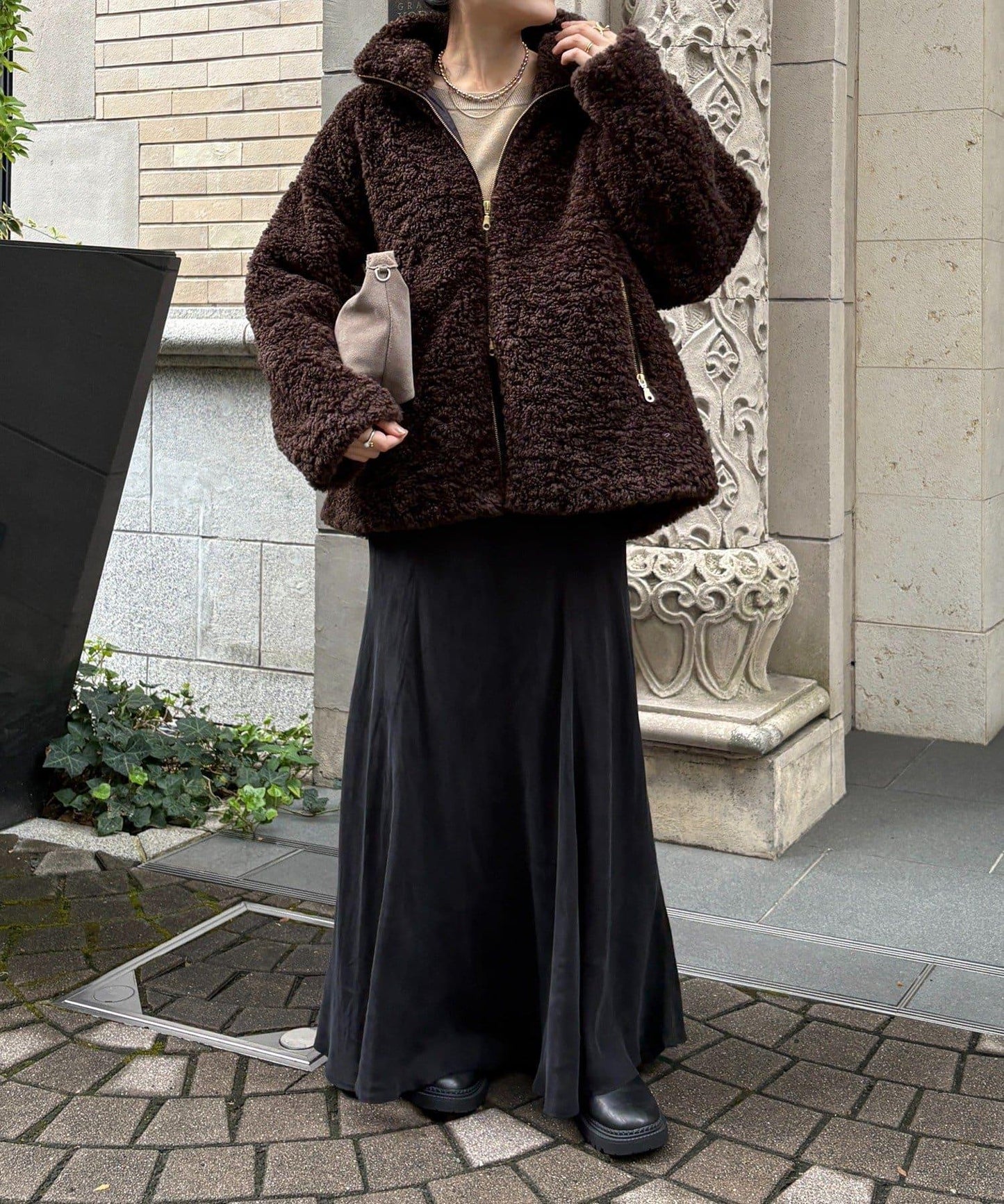 【インフルエンサーOKOCHI企畫】羊羔絨短夾克