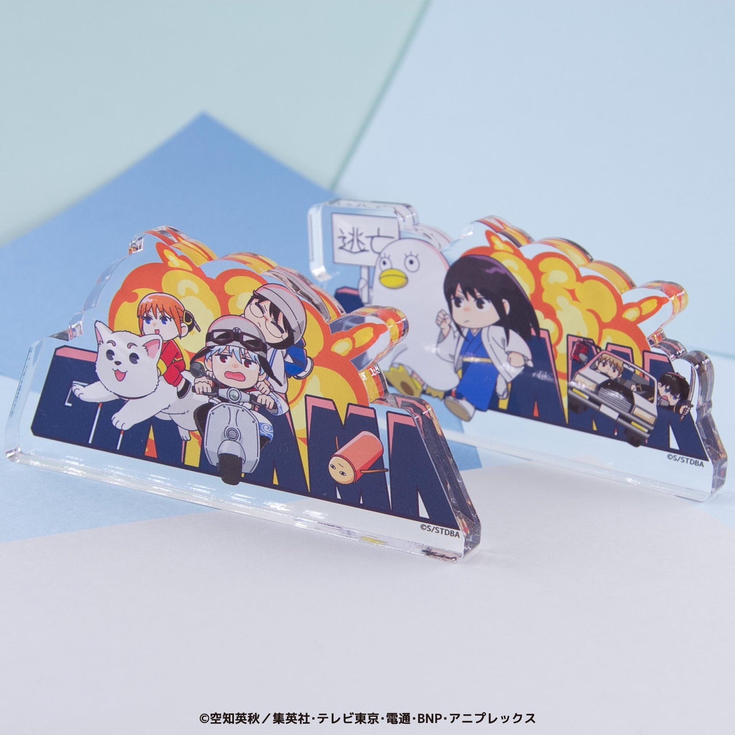 《銀魂》異形亞克力擺件 02.土方十四郎・沖田總悟・桂小太郎・伊麗莎白