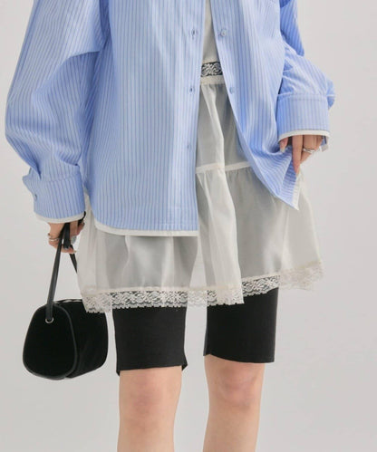 機車風針織長褲