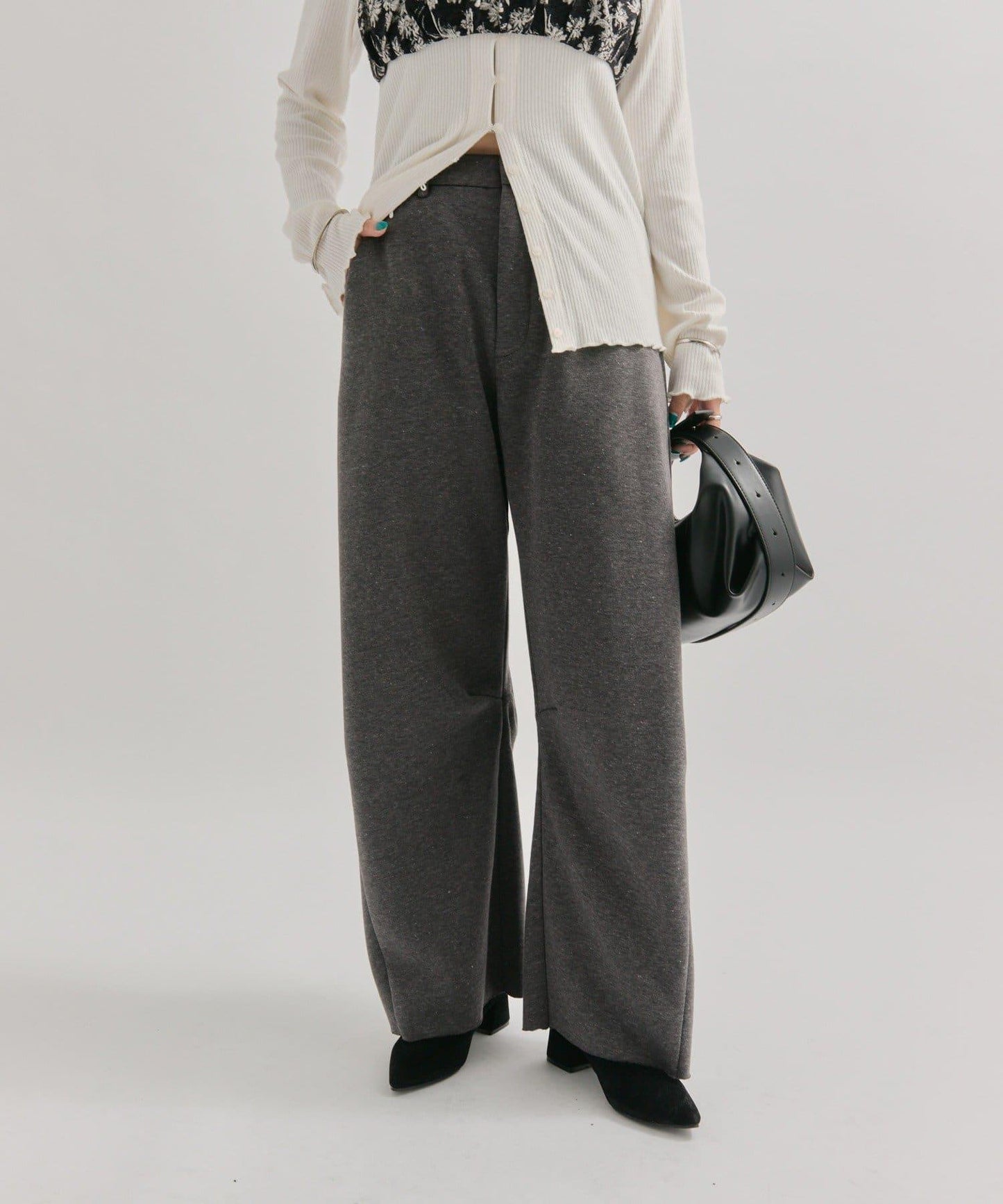 【EC限定】加絨彎曲運動褲