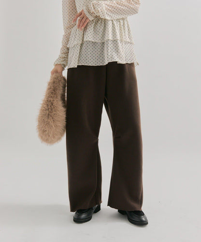 【EC限定】加絨彎曲運動褲