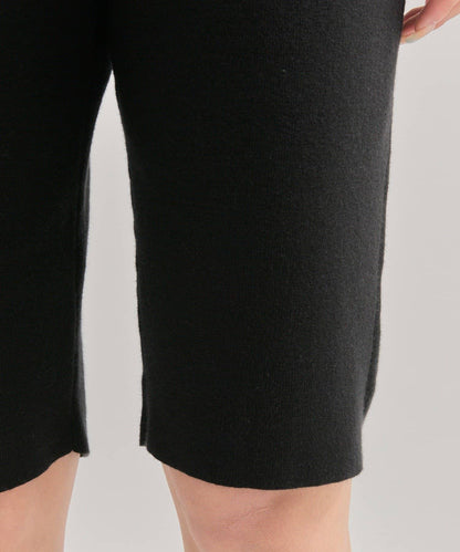 機車風針織長褲