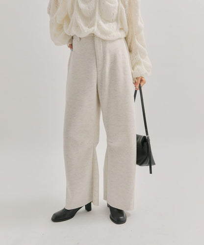 【EC限定】加絨彎曲運動褲