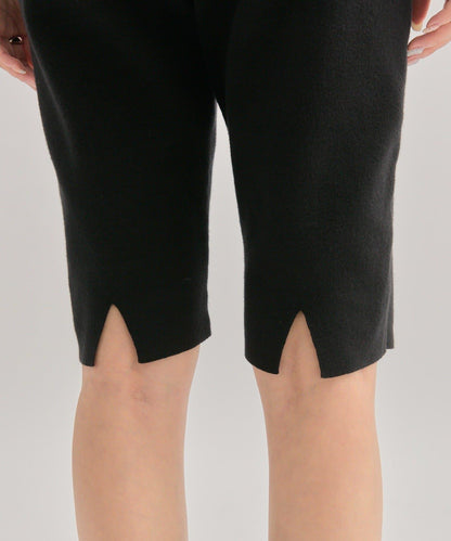 機車風針織長褲