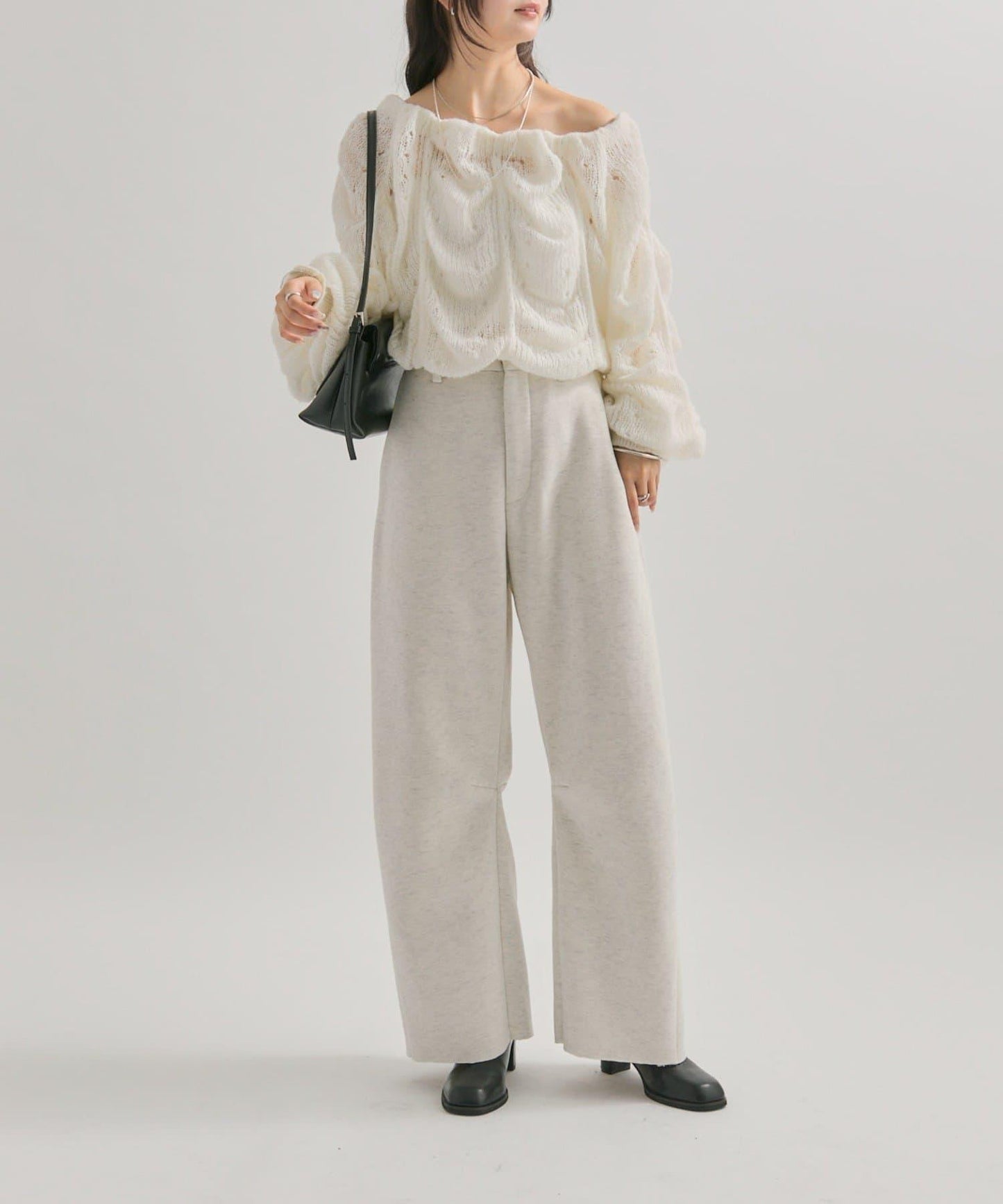 【EC限定】加絨彎曲運動褲