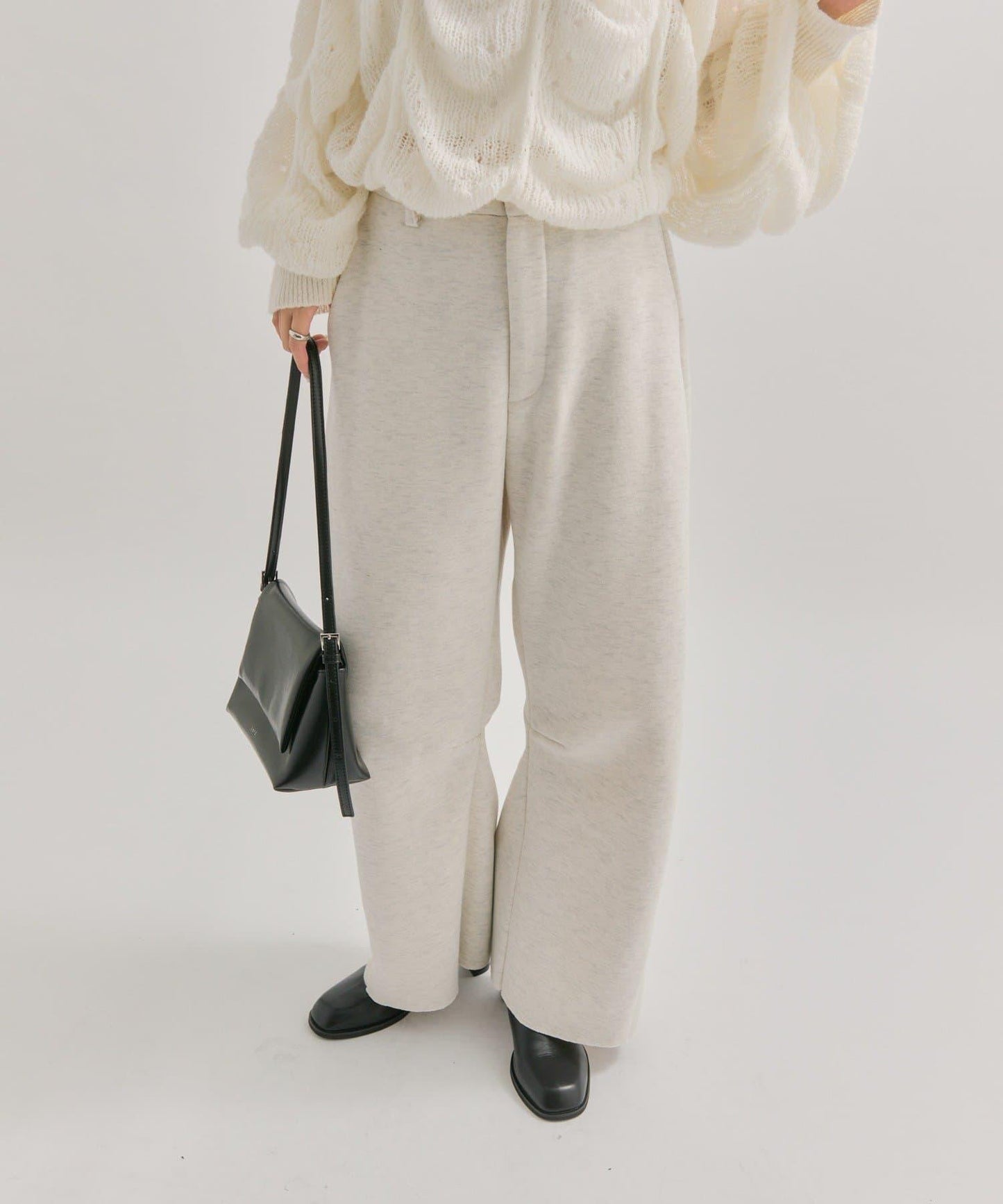 【EC限定】加絨彎曲運動褲