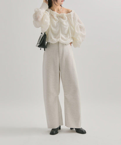 【EC限定】加絨彎曲運動褲