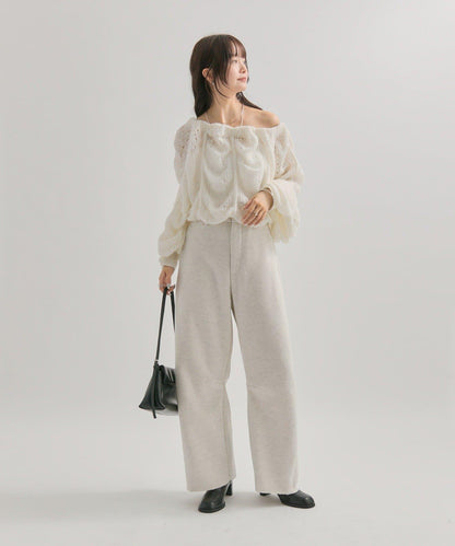 【EC限定】加絨彎曲運動褲