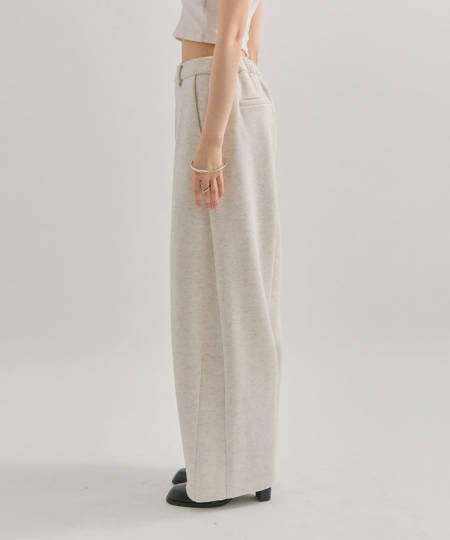 【EC限定】加絨彎曲運動褲