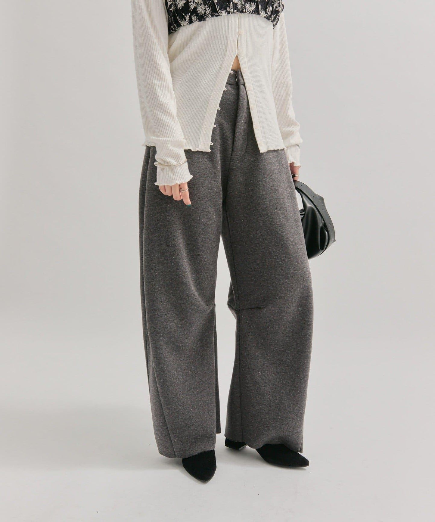 【EC限定】加絨彎曲運動褲