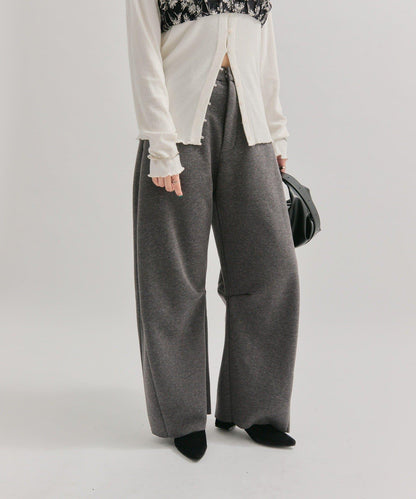 【EC限定】加絨彎曲運動褲