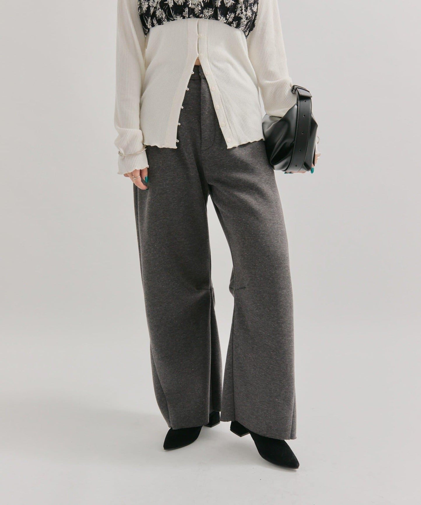 【EC限定】加絨彎曲運動褲