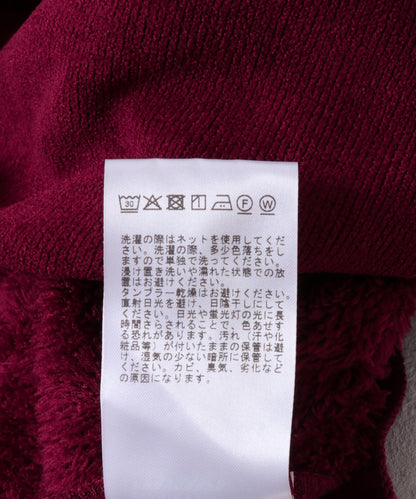 THOUSAND MILE×URBAN RESEARCH 聯名針織抓絨半拉鍊連帽衛衣