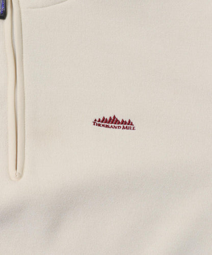 THOUSAND MILE×URBAN RESEARCH 聯名針織抓絨半拉鍊連帽衛衣